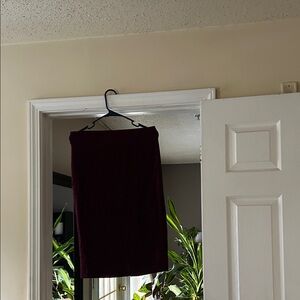 Wild Fable Burgundy Skirt